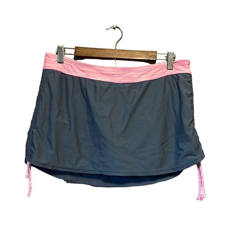 Free Country Skort Womens 12/14 Gray Pink‎ Athleisure Activewear Workout